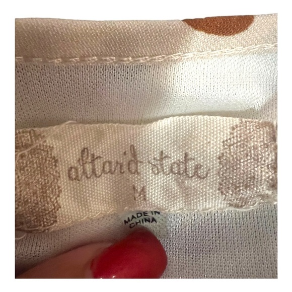 Altar'd State Polka Dot Dress Long Sleeve Medium - Picture 5 of 7